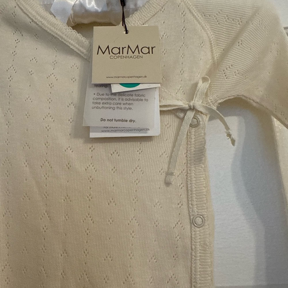 NWT Cream Pointelle Onesie MarMar